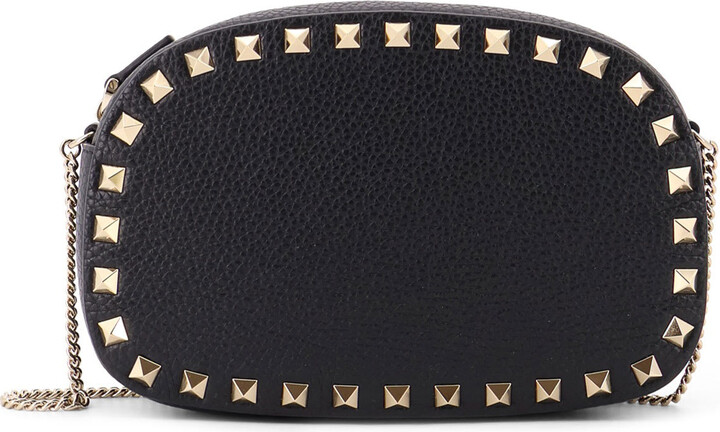 Valentino Garavani Rockstud Mini Leather Crossbody Bag