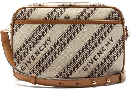 Givenchy Bond Chain Jacquard Canvas Camera Bag Beige Multi Shopstyle