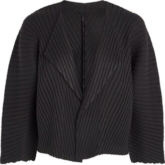 トップス ISSEYMIYAKE LINEN LIKE PLEATS BLACK ISSEYMIYAKE LINEN LIKE PLEATS BLACK