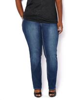 Thumbnail for your product : Penningtons Savvy Fit Straight Leg Jeans With Rhinestones