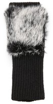 Thumbnail for your product : Adrienne Landau Fur Knit Fingerless Gloves
