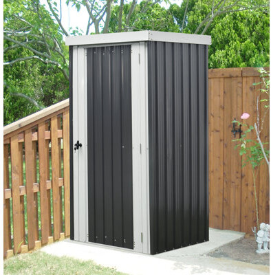 Hanover 3 ft. 3 in. W x 2 ft. 8 in. D Metal Vertical Storage Shed