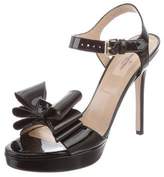 Thumbnail for your product : Valentino Bow Platform Sandals
