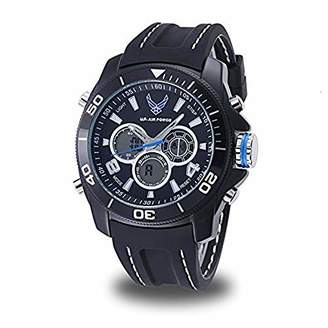 Wrist Armor Men's 37300009 U. S. Air Force Analog-Digital Display Quartz Black Watch