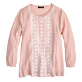 Thumbnail for your product : J.Crew Embroidered merino wool sweater