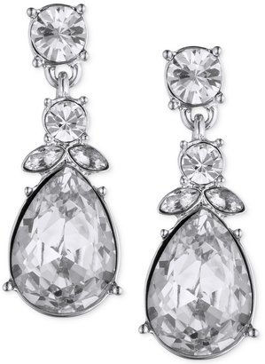 Givenchy Multi-Crystal Pear Drop Earrings
