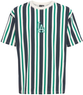 New Era Mlb Stripe Los Angeles Dodgers T-shirt - ShopStyle
