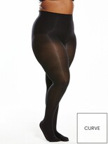 Thumbnail for your product : Pretty Polly 2 Pack Curve 60 Denier Opaque Tights - Black