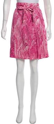 Burberry Printed Wrap Skirt