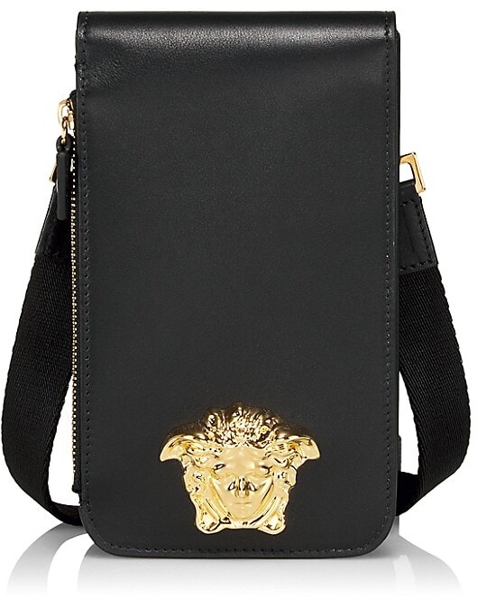 Versace Medusa Biggie bag in leather - ShopStyle