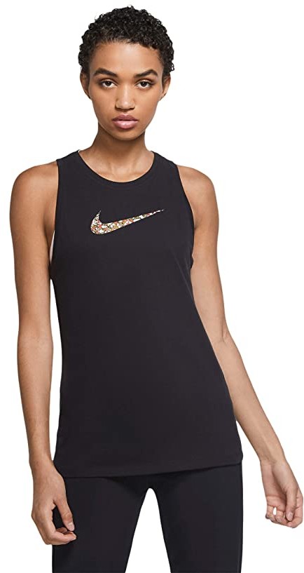 Nike Dry Tank Dri-Fit Cotton Femme (Black) Women's Clothing - ShopStyle  Activewear Tops