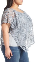 Thumbnail for your product : Democracy Lace Overlay Top (Plus Size)