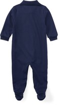 Thumbnail for your product : Ralph Lauren Kids Interlock Knit Footed Polo Coverall, Size 3M-9M