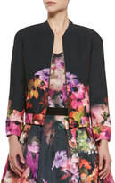 Thumbnail for your product : Ted Baker Cascading Floral Front-Zip Jacket