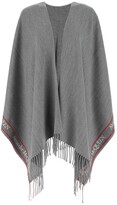 Thumbnail for your product : Alexander McQueen Logo Fringed Shawl