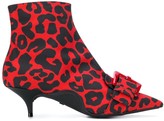 Thumbnail for your product : No.21 Leopard-Print Ankle Boots