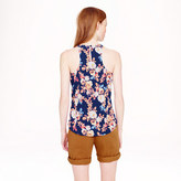 Thumbnail for your product : J.Crew Silk racer tank in antique floral