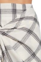 Thumbnail for your product : LoveRiche Check Wrap Knot Skirt