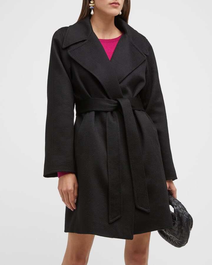 Sofia Cashmere Cashmere Belted Wrap Coat ShopStyle
