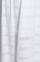 Thumbnail for your product : Betsey Johnson Ruffle Cotton Eyelet Halter Maxi Dress