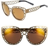 Thumbnail for your product : Tory Burch 52mm Mirror Lens Sunglasses