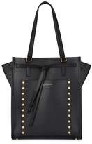 Donna Karan Collection Del Black Studded Leather Tote