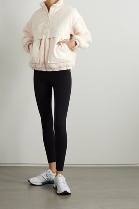 Koral Aina Reversible Faux Shearling And Cotton-twill Jacket - Off-white