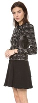 Thumbnail for your product : Rebecca Taylor Boucle & Leather Jacket