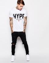 Thumbnail for your product : HUGO BOSS Hype Block Slogan T-Shirt