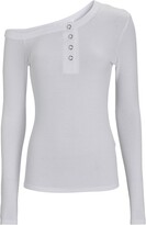 Thumbnail for your product : The Line By K Harley One-Shoulder Henley Top