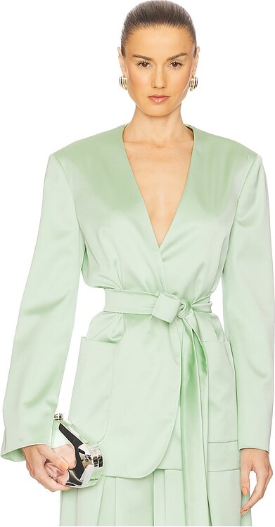 The Andamane Wes Collarless Blazer