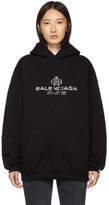 Thumbnail for your product : Balenciaga Black Paris Laurel Hoodie