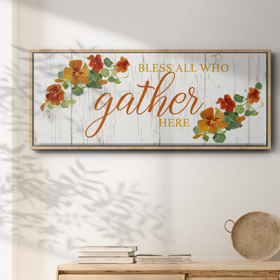 Red Barrel Studio Gather Here- Framed Canvas