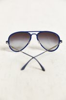 Thumbnail for your product : Ray-Ban Light Ray Matte Blue Aviator Sunglasses