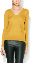 Thumbnail for your product : Design History V-Neck Gathered Sweater