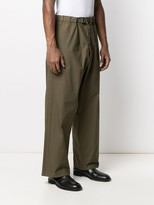 Thumbnail for your product : Yohji Yamamoto Pre-Owned 2000s Loose-Fit Belted Trousers