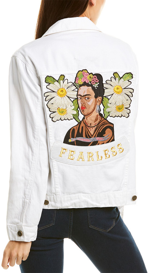 frida kahlo denim jacket