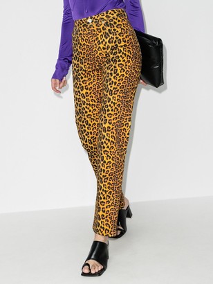 Kwaidan Editions Leopard Print Jeans