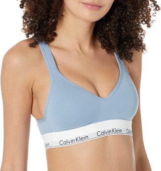 Calvin Klein Women's Invisibles Comfort Seamless Lightly Lined V Neck  Bralette Bra - ShopStyle