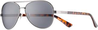 Dockers Men's Spring Hinge Aviator Sunglasses