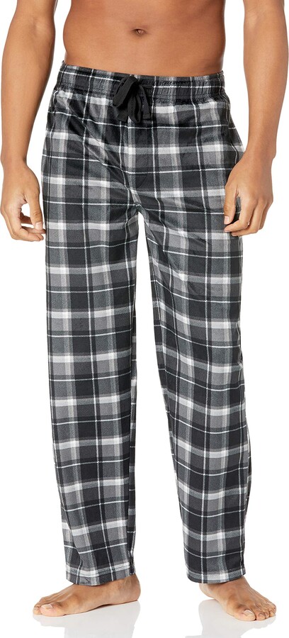 mens fleece pajama pants