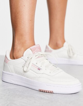 Reebok Court Peak sneakers in chalk and pink - ShopStyle Trainers &  Athletic Shoes
