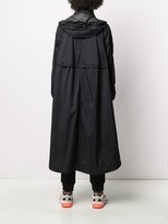 Thumbnail for your product : Moncler Drawstring Waist Hooded Coat