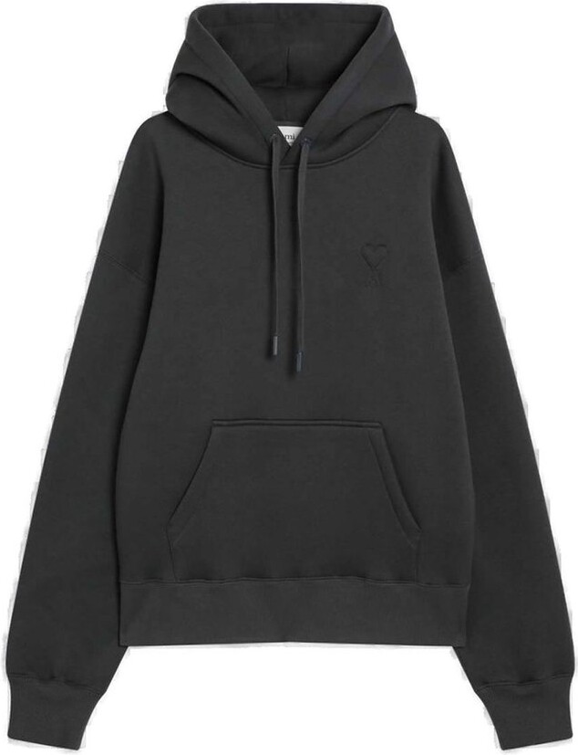 AMI Paris Ami De Coeur Drawstring Hoodie