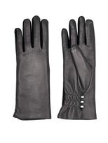 Thumbnail for your product : Agnelle Fur-lined lamb leather gloves