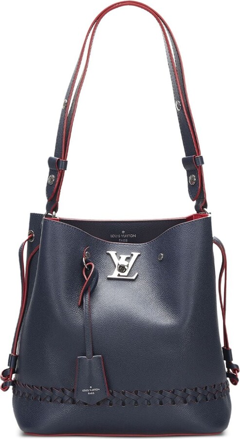 Louis Vuitton Lockme Pocket Bucket Bag Leather - ShopStyle