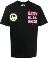 Thumbnail for your product : BARROW graphic-print cotton T-Shirt