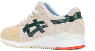 Asics contrast panel sneakers