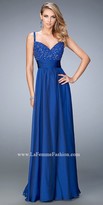 Thumbnail for your product : La Femme Marianne Embellished Empire Prom Dress