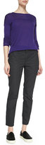 Thumbnail for your product : Vince Twill Relaxed Cropped Pants